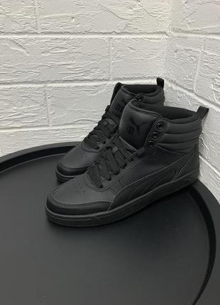 Кеды кроссовки puma rebound street оригинал новые черные в коробке