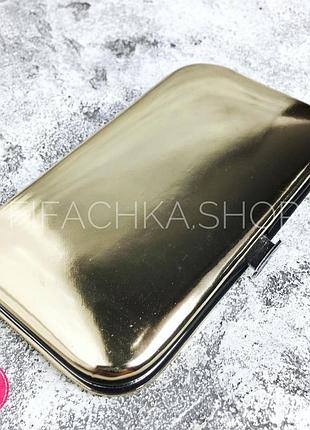 Набір інструментів для манікюру в чохлі «глянцевий» 7 шт №02