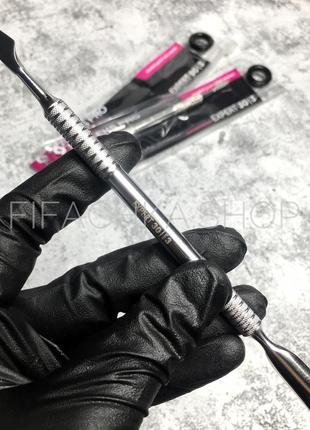 Лопатка манікюрна, пушер + топірець staleks pro expert 30 type 3