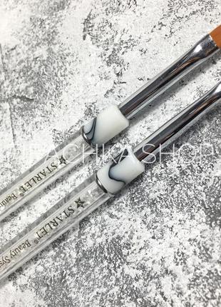 Кисть для геля starlet professional №8, ровная (8 мм)