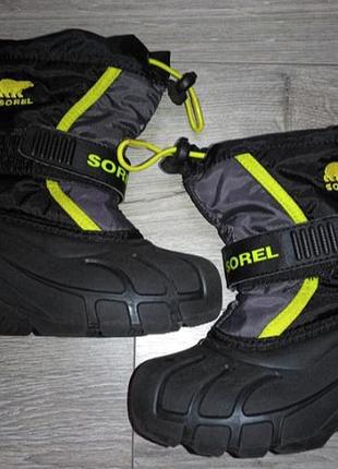 Сапожки детские sorel оригиналы размер 26 на 14см без валенек