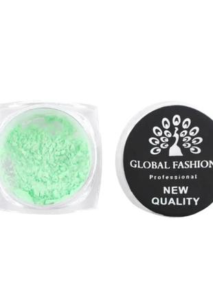 Перлинна втирка для нігтів "єдиноріг" глобал (global fashion unicorn powder) - ch-02