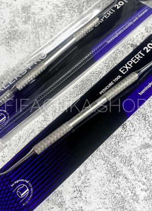 Лопатка педикюрна, кюретка "напівсфера" + піка staleks pro expert 20 type 1