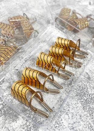 Багаторазові форми для нарощування нігтів, в упаковці 5 шт