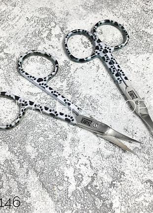 Ножиці для кутикули zauber 01-146 чорно-білі
