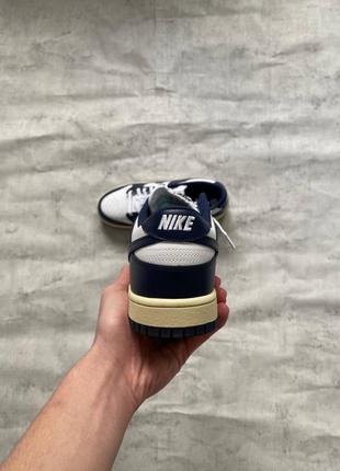 Кросівки nike dunk low vintage navy lifestyle