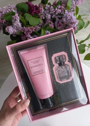 Подарунковий набір victoria's secret bombshell, tease, bare