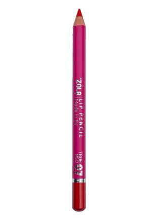 Zola олівець для губ lip pencil - 07 true red