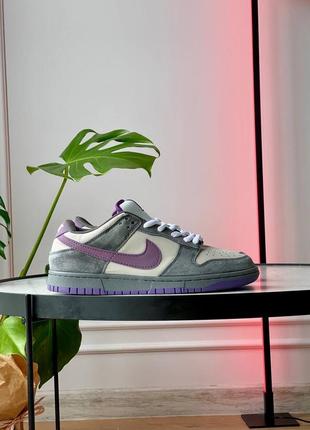 Кроссовки nike sb dunk low purple pigeon