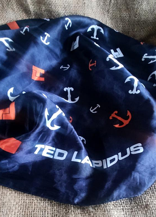 Платок с якорями. винтаж