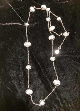 Винтажное колье ожерелье бусы