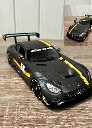 Детская машинка металлическая ap-1923 mercedes-amg gt3 1:24
