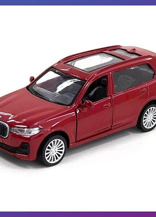 Детская машинка металлическая инерционная technodrive bmw x7 25027 1:32
