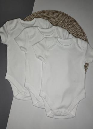 Боди на короткий рукав на малышку 0-3 месяца (50/62 см), george.
