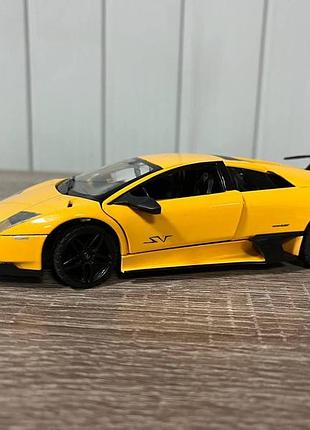 Дитяча машинка металева lamborghini 39300 lp670-4 rastar 1/24
