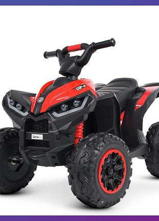 Детский электро квадроцикл на аккумуляторе с пультом управления bambi racer m 4959 для детей 3-8 лет красный