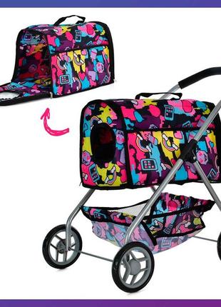 Игрушечная коляска для перевозки игрушечных животных melogo 9675p