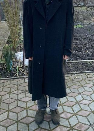 Пальто мужское черное pkz, размер xxl (54)1 фото