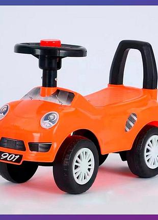 Дитяча каталка-толокар bambi m 5786 жовтогарячий