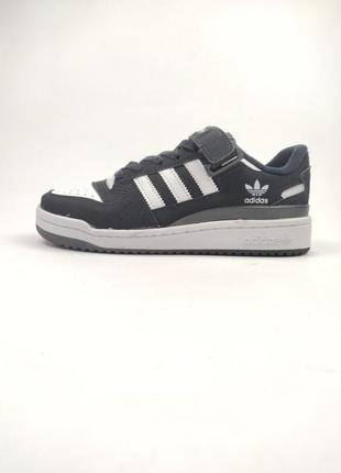 Кроссовки adidas forum 84 low black white