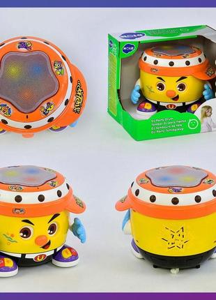 Детская развивающая игрушка мишка hola 6107 музыкальная игрушка барабан