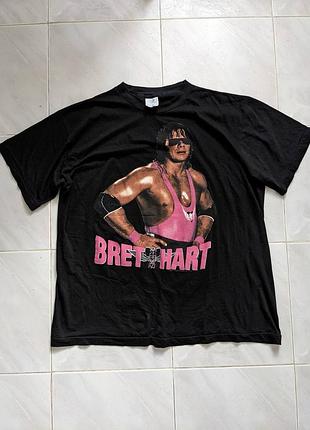 Футболка bret hart 1992 рестлинг
