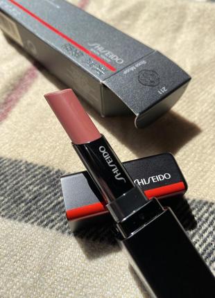 Помада для губ shiseido 211 rose muse visionairy gel lipstick,,1.6 г3 фото