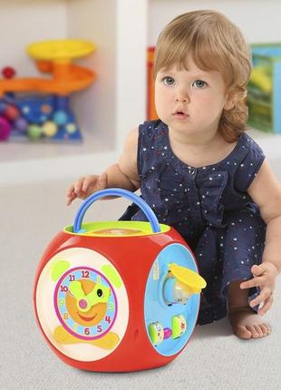 Детский развивающий игровой центр мультикуб kiddieland 56887