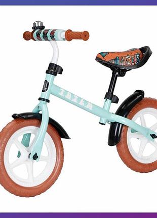 Детский беговел велобег на eva колесах 12 дюймов balance tilly 12 totem t-212530 бирюзовый