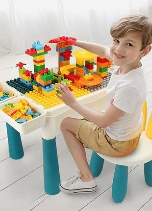 Детский стол конструктор ug 401-1 столик детский с конструктором 105 деталей