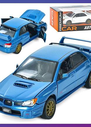 Дитяча машинка металева ap-1906 subaru impreza wrx sti 1:24