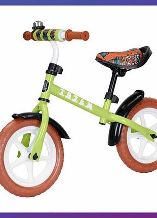 Детский беговел велобег на eva колесах 12 дюймов balance tilly 12 totem t-212530 хаки