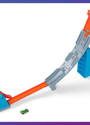 Детская игрушка автотрек hot wheels соревнования за кубок чемпиона hill climb champion gbf81