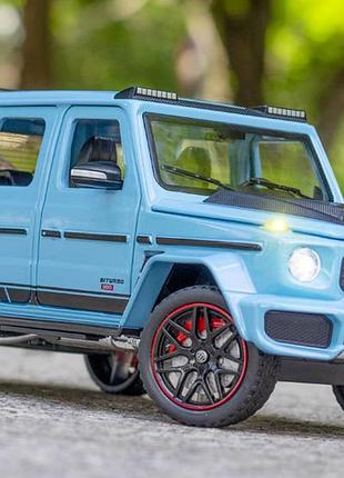 Дитяча машинка металева mercedes-benz brabus g800 dc24251 1:24