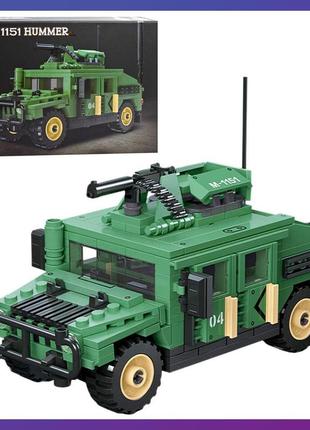 Детский конструктор 61026 военная техника хаммер м1151 357 деталей
