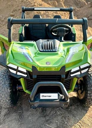 Дитячий електромобіль на акумуляторі вантажівка m 5019 з пультом радіокерування для дітей 3-8 років чорний