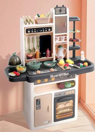 Дитяча велика інтерактивна кухня 889-211 з водою й парою 65 предметів