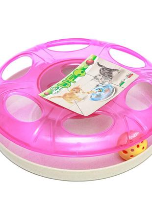 Іграшка два м'ячі georplast ufo для кішок, 25×8 см італія