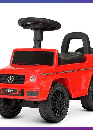 Детская каталка-толокар mercedes 652-1 световые и звуковые эффекты красная