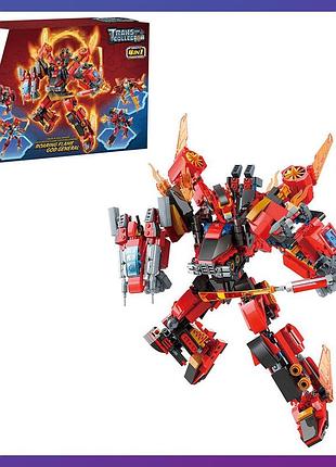 Детский конструктор трансформеры 4в1 qman 41305 1201 деталь