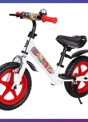 Детский беговел велобег на eva колесах 12 дюймов balance tilly 12 animate t-212528 красный