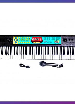 Дитяче піаніно-синтезатор g192703-hs-6189a 61 клавіша та мікрофон