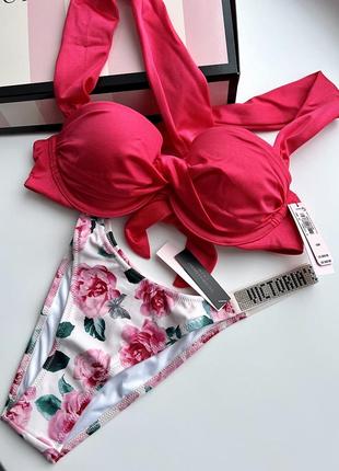 Купальник з камінчиками victoria’s secret 70в+s