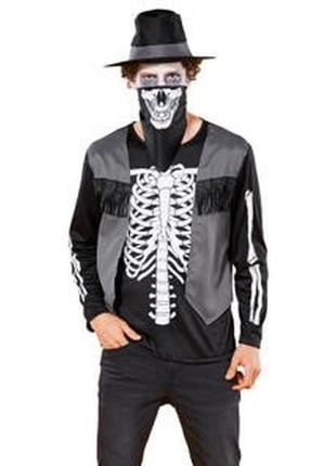Костюм halloween m. скелет капелюх чоловічий карнавальний хеллоуїн хелоуїн хеллоуін хелоуін хелловін хеловін хеллоувін геловін гелловін george