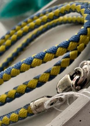 Серебряная веревочка 40 45 50 55 60 65 см, веревочка с серебряным замком, толстая