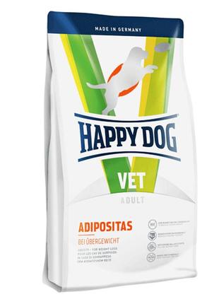 Диетический корм для собак happy dog vet diet adipositas хеппи дог вет диет 12,5 кг