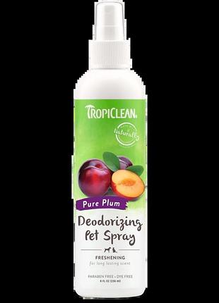 Парфюм для собак и кошек tropiclean spa слива, 236 мл