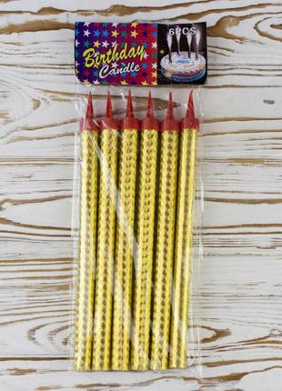 Фейерверк для торта холодный фонтан 20см (уп. 6шт)