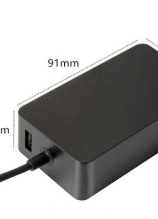 Сумісний зарядний пристрій microsoft surface pro 3 4 5 6 7 8 book laptop windows 15v 2,58a4 фото