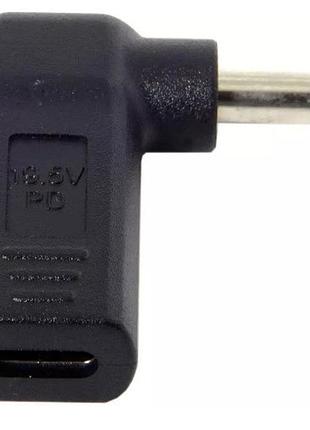 Перехідник usb type-c на dc 4.5×3.0*0.6 + pd triger 19.5v 100w для dell зарядки ноутбука від повербанка